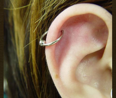 Liquid Courage Piercing Gallery: Cartilage Piercing