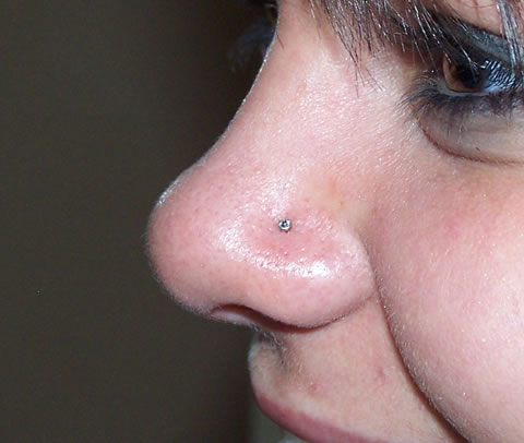 Liquid Courage Piercing Gallery: Nostril Piercing