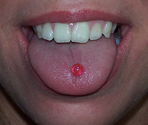 Liquid Courage Piercing Gallery: Tounge Piercing