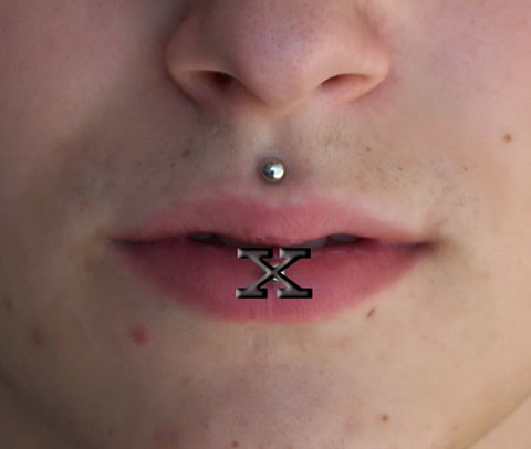 Liquid Courage Piercing Gallery: Medusa Piercing