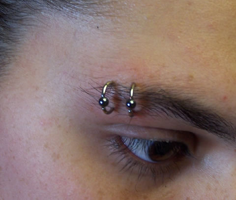 Liquid Courage Piercing Gallery: Eyebrow Piercing